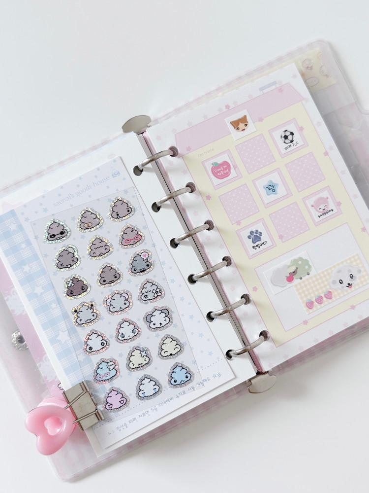 [석새날] poo poo, baby poo! sticker (2types)
