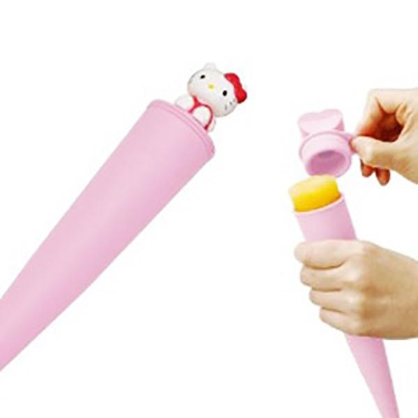 헬로키티 실리콘 얼음틀집에서 간편하게 아이스스틱*몰드