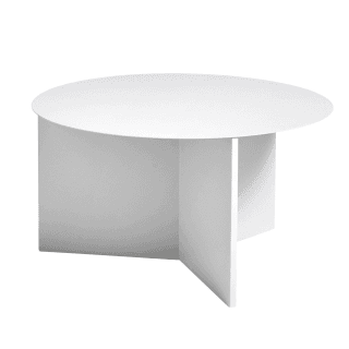 슬릿 사이드 테이블 / XL / 화이트 / 65cm x 65cm x 35.5cm, HAY