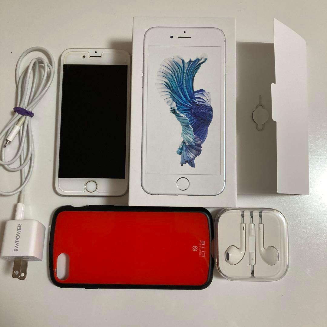 iPhone 6シルバー(付属品付)