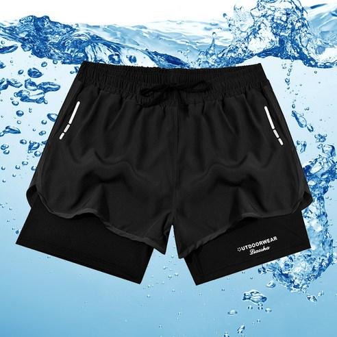 르디아망 남자수영복 반바지 래쉬가드 투인원 워터팬츠 5부 보드숏 숏사각 - 보드숏/비치반바지 | 쿠팡