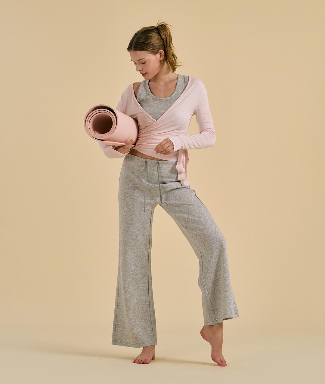 쿠셔닝 와이드 트레이닝 팬츠 (4colors)