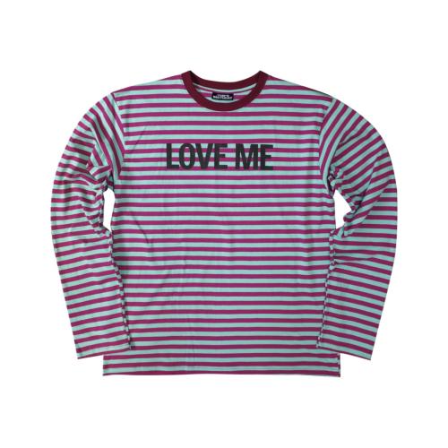 LOVE ME Stripe Long T-shirts SULLIVAN