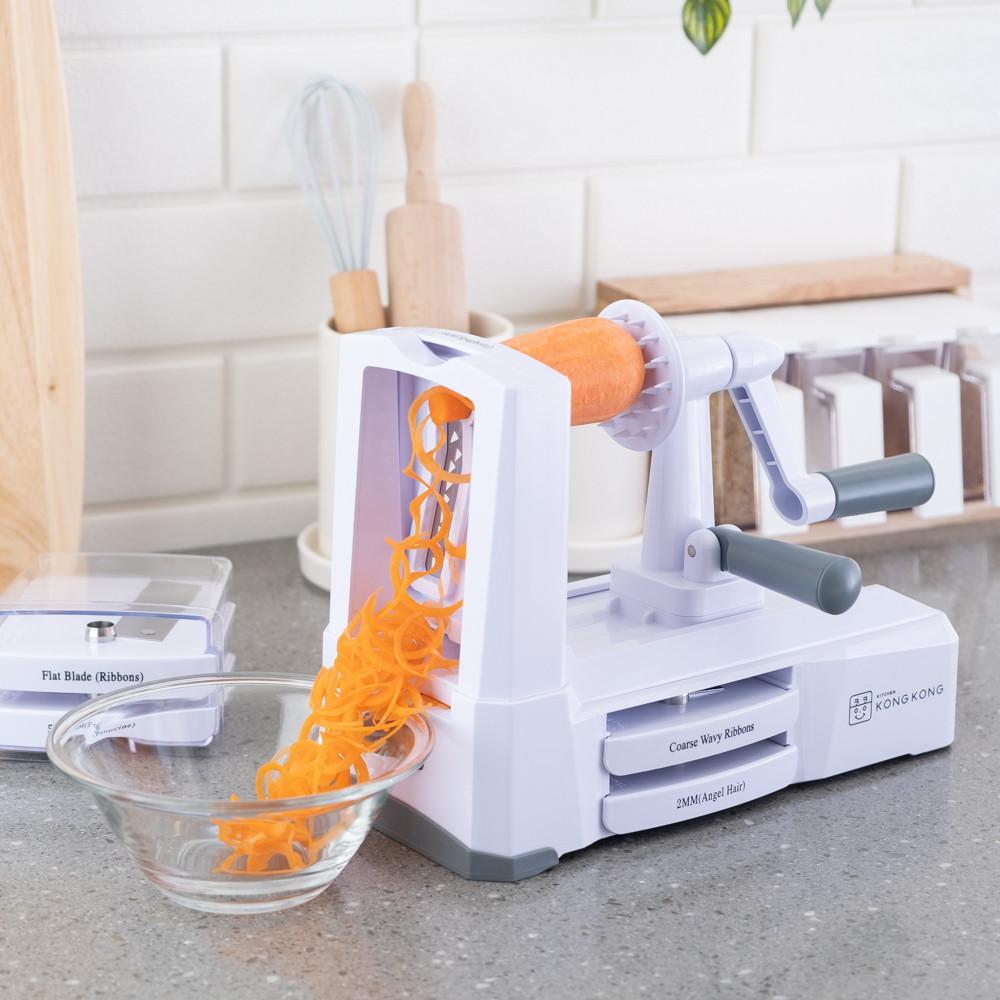 콩콩도시락 콩콩 스파이럴라이저 채소 슬라이서 (6개 칼날)