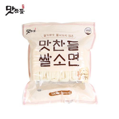 맛찬들 백미 쌀소면 1kg 밀가루프리  쌀국수 [잇더분식]