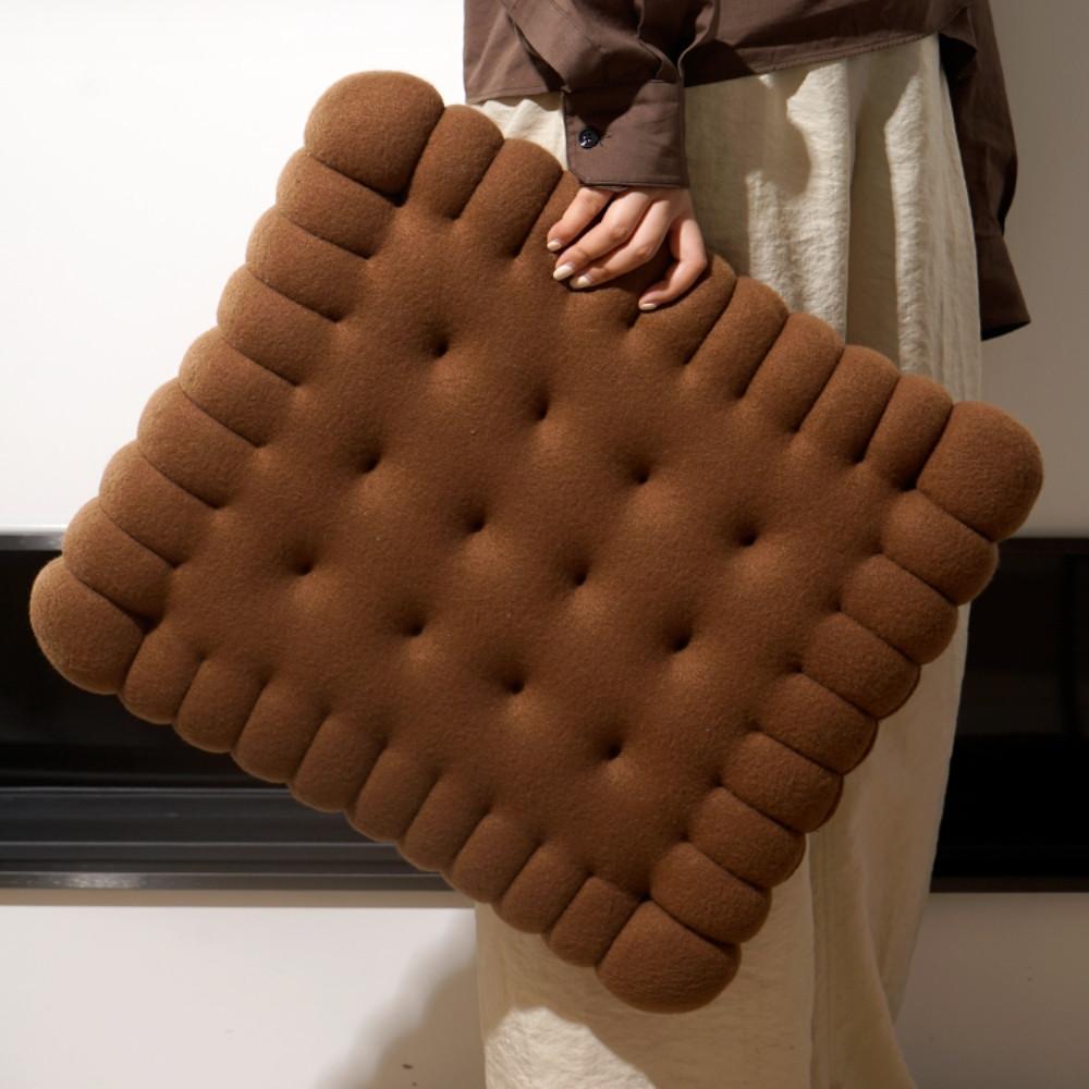 셀렉티드커스텀 귀여운 비스킷 방석쿠션 두꺼운 좌식 식탁의자방석 높은 키높이방석