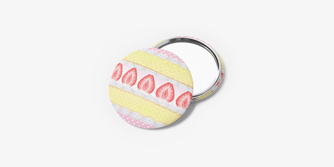 동구란 쇼트케이크 거울