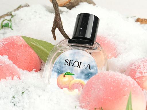 설아ㅣ첫눈에 포근하게 덮인 겨울복숭아ㅣ시원달콤복숭