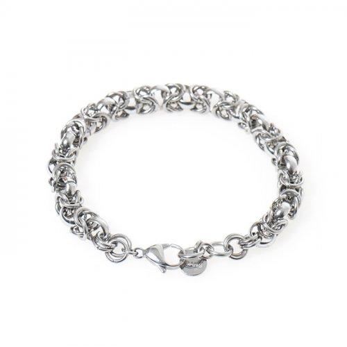 핸드메이드 써지컬링 체인 커플팔찌 (C1701-AC331SV)