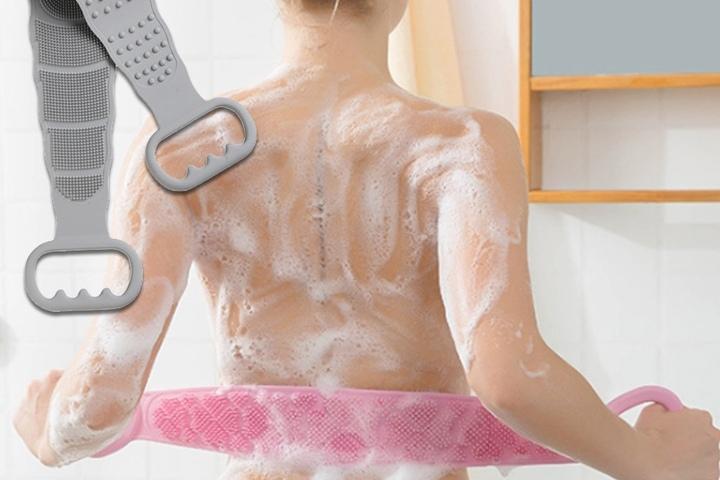 때밀이 실리콘 샤워타올 / 목욕브러쉬 저자극 때타올