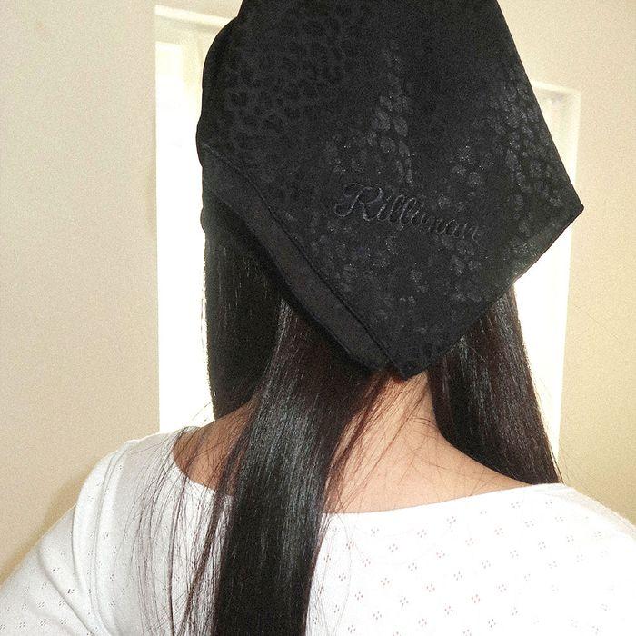 Chic Leopard Scarf - Black