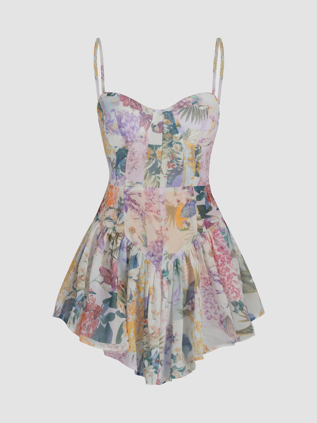 Floral Printed Cami Dress