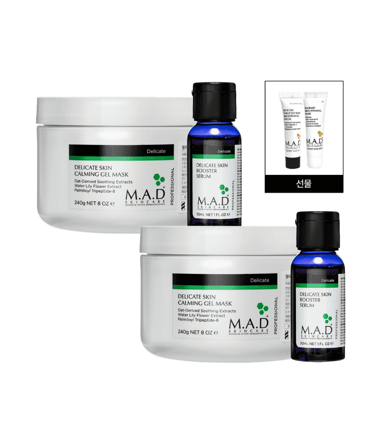 매드스킨케어 델리케이트 스킨 카밍젤 마스크 240g + 델리케이트 부스터 세럼 30ml