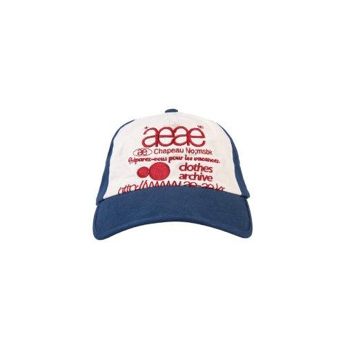 Web Logo 5pannel Cap [Blue/Red]