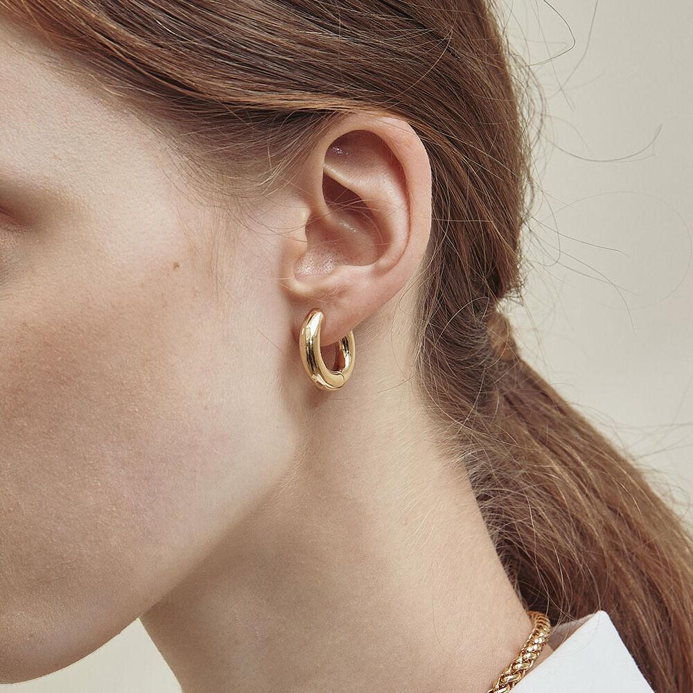 모던 후프 이어링 L00ER039