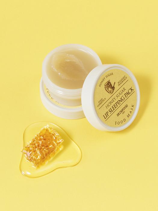 허니슈가 푸드마스크 립 슬리핑팩 21g