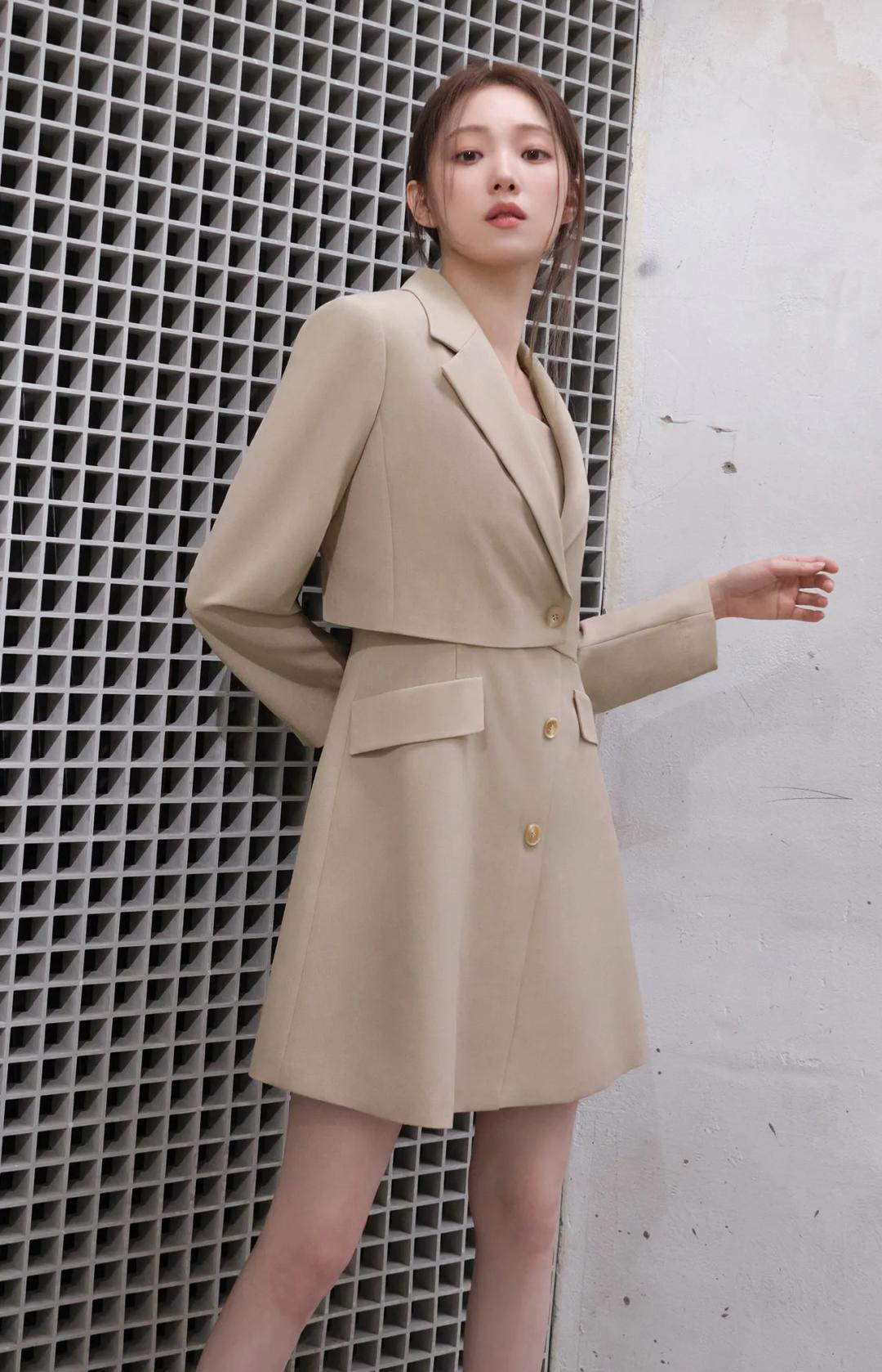 테일러드 자켓 원피스(이성경 착용)