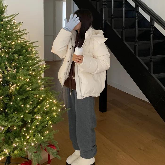 [라세지스지혜PICK] fleece jogger pants-charcoal