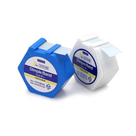 딤플밴드 15mm 70매 원형 습윤 밴드 주사 상처 방수 채혈 패치 반창고