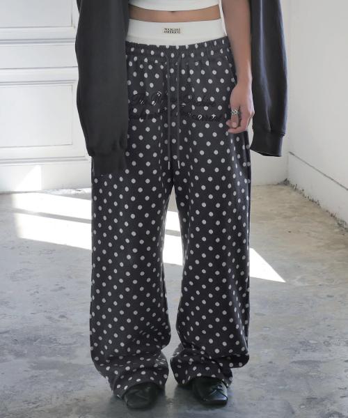 Dots String 2way Jogger - Dark Gray