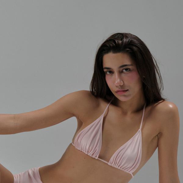 TRIANGLE BIKINI - SET / BABY PINK
