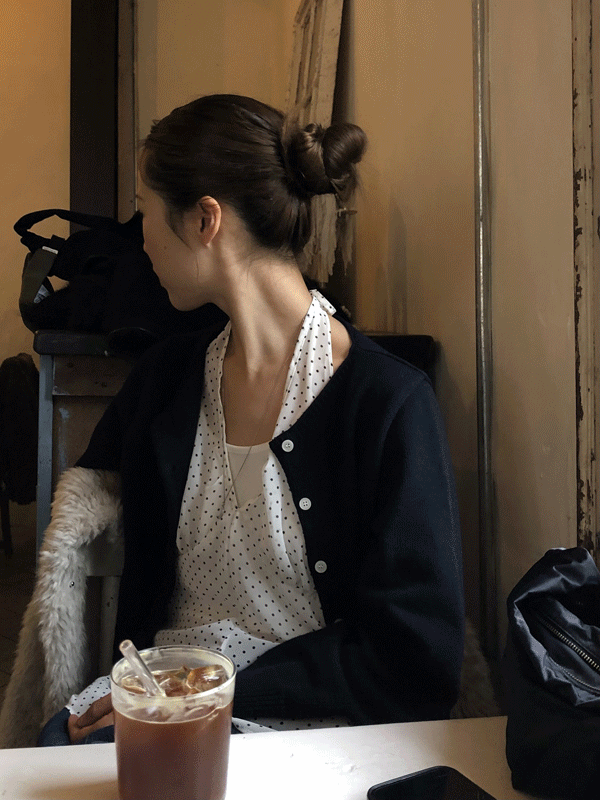 (단독,당일발송♥) deep circle top