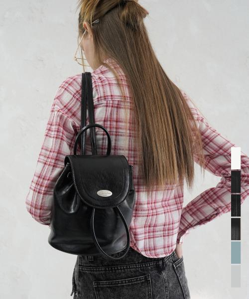 Art Leather Mini Backpack - 6COL