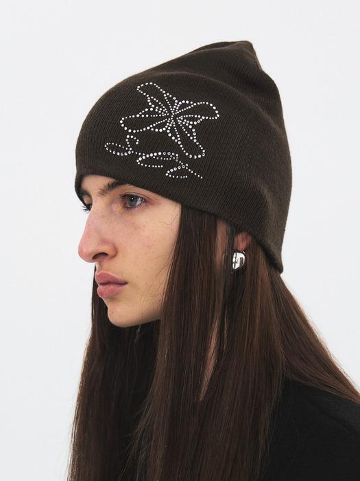 HOTFIX LOGO BEANIE (KHAKI)