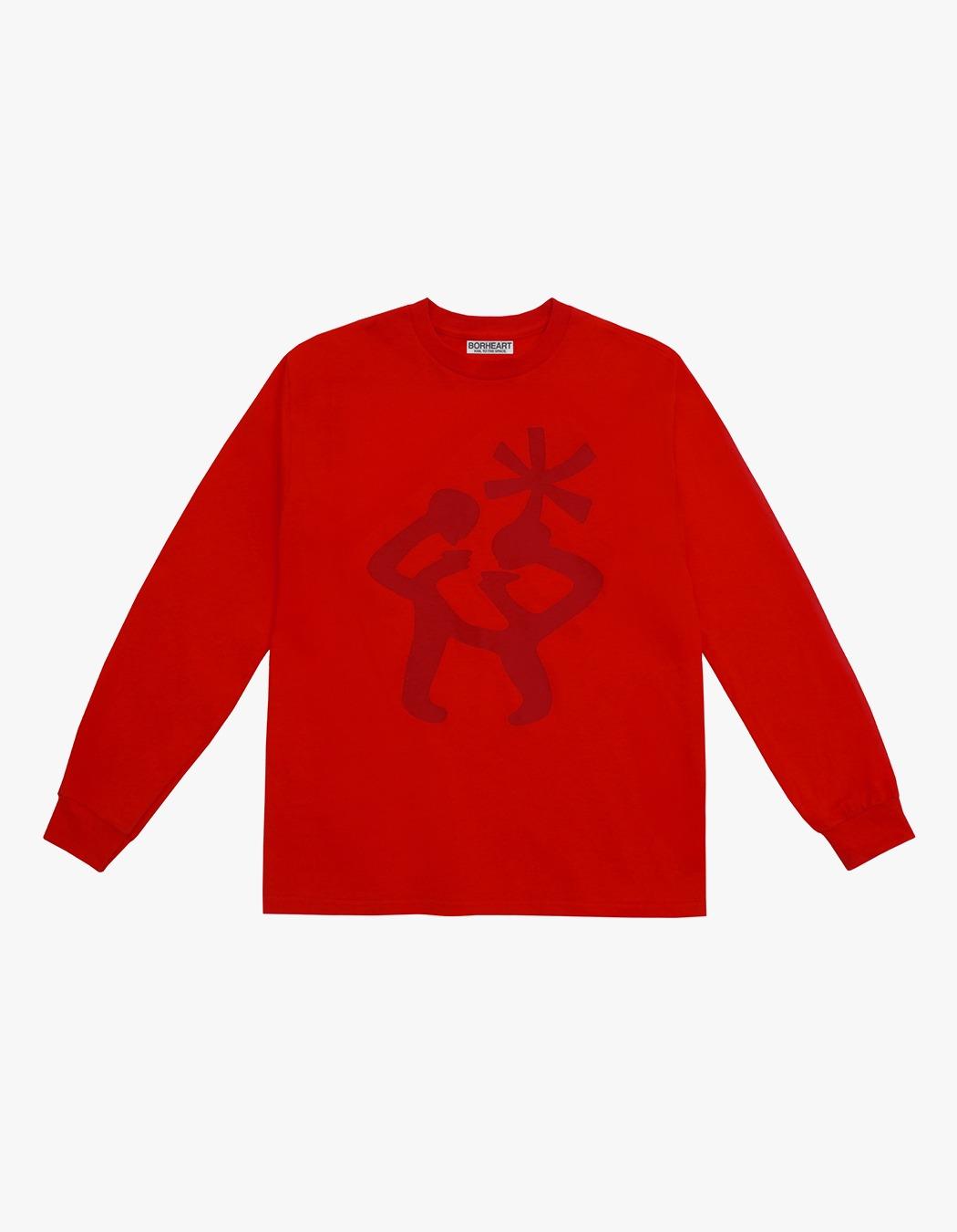 Mon Espace Symbol L/S Tee - Red