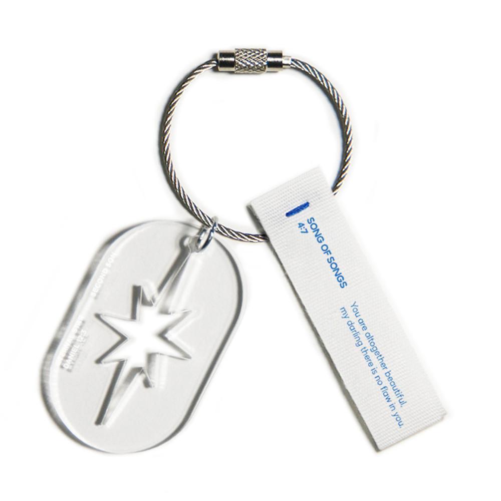 아이코닉 아크릴 키링 - 영원의 별 키홀더 키체인 기독교 교회 선물 크리스천 굿즈