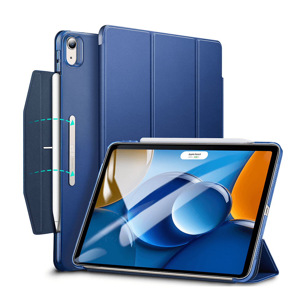 ESR 스마트커버 펜슬 수납 태블릿PC 케이스, 에어4/5/6, 블랙 EC638, 1개