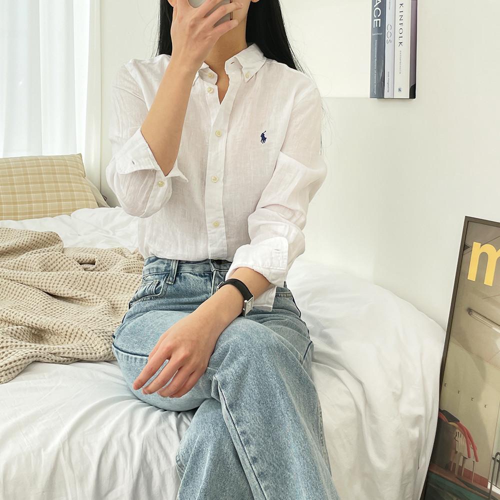 [당일발송]백화점 폴로 보이즈 린넨 셔츠