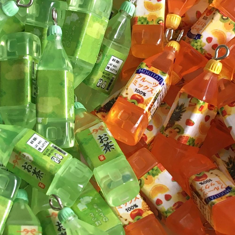 일본 녹차 과일음료 미니 키링