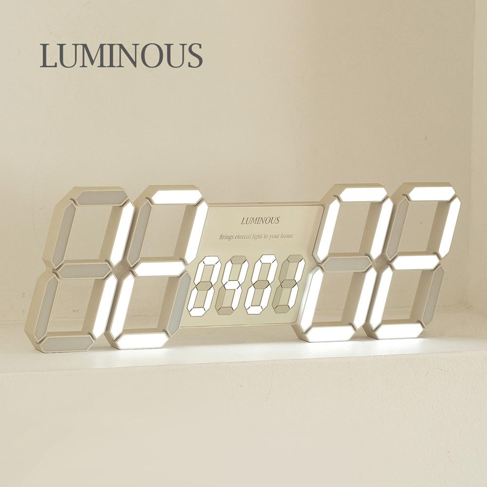 WIFI 전파수신 LED 벽시계 벽걸이 디지털 전자 대형 인테리어 집들이 개업 선물 시계