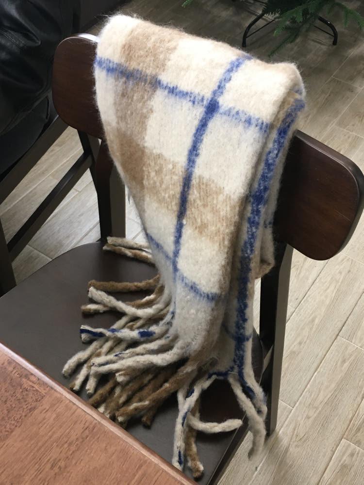포그 체크 머플러