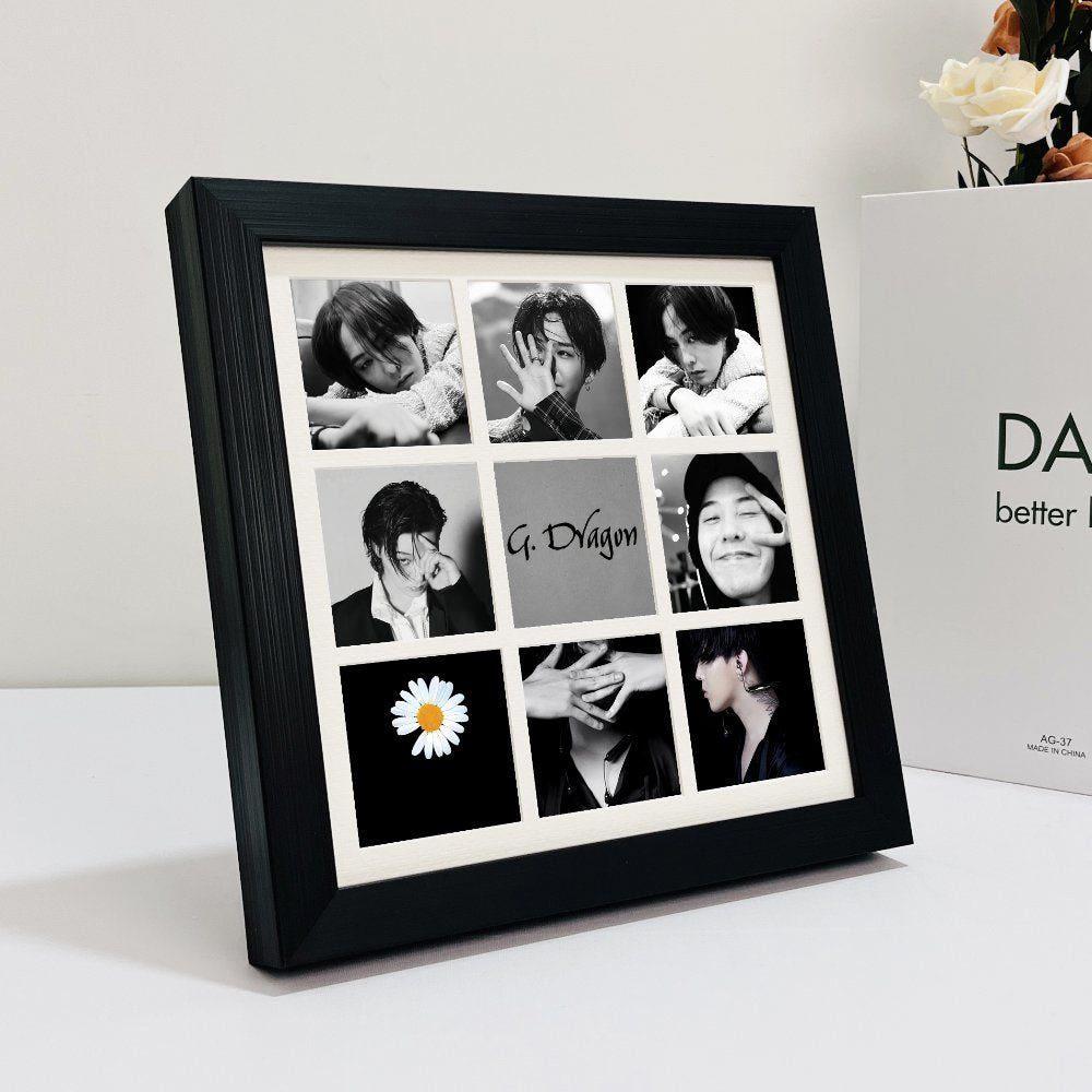 빅뱅 지드래곤 GD 권지용 블랙 우드 액자 굿즈