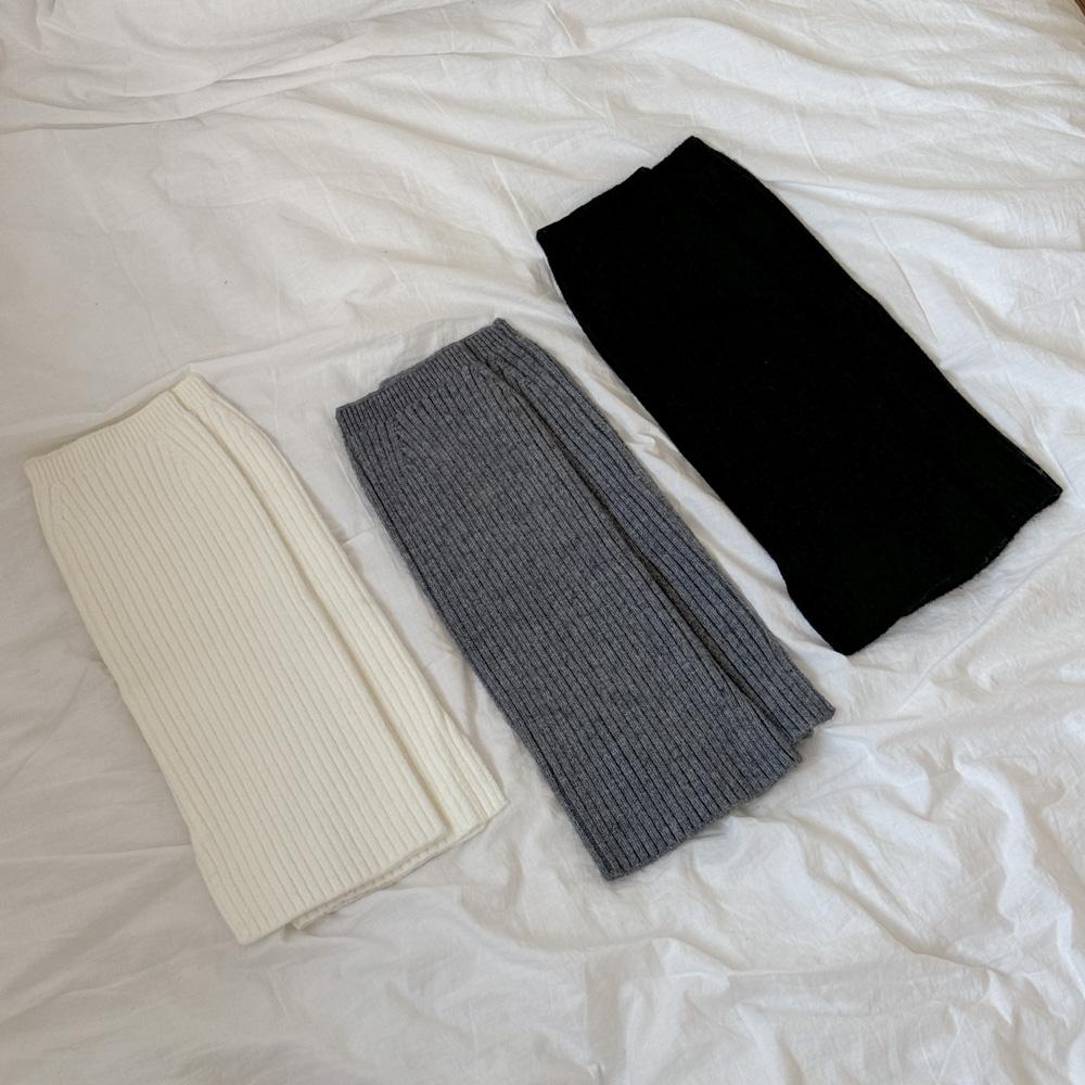 블루씨티 [겨울용/두툼해요!/종아리커버] 세이후쿠 니트 밑단 트임 뜨개 레그워머 3color