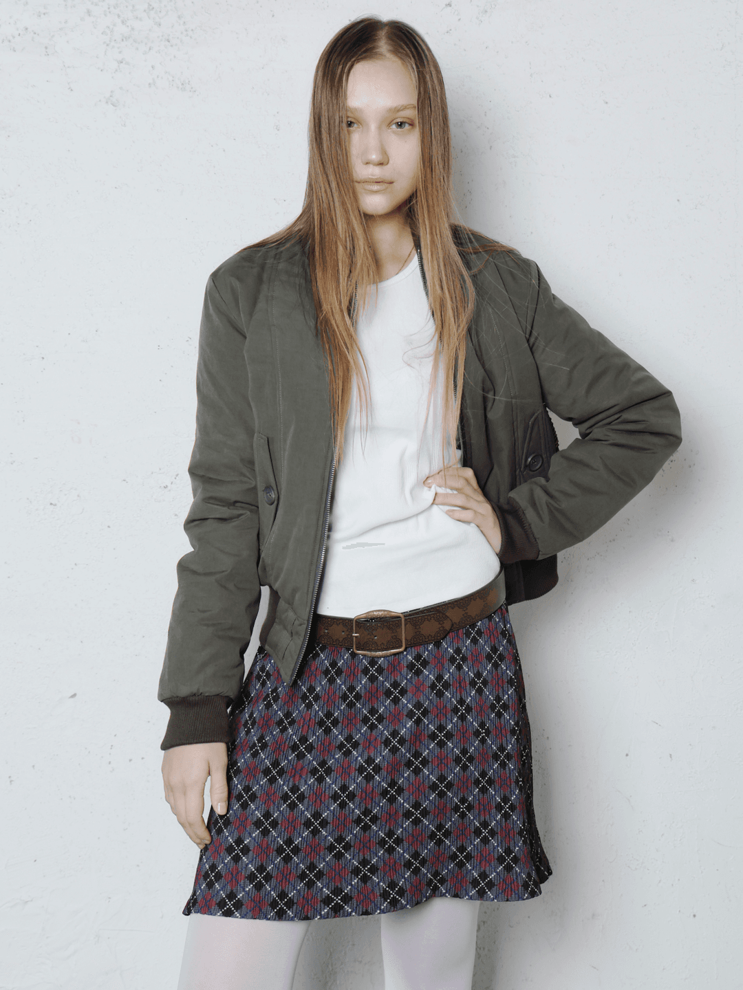 Vancouver Lace-Pocket Fishtail Jacket_Khaki Brown