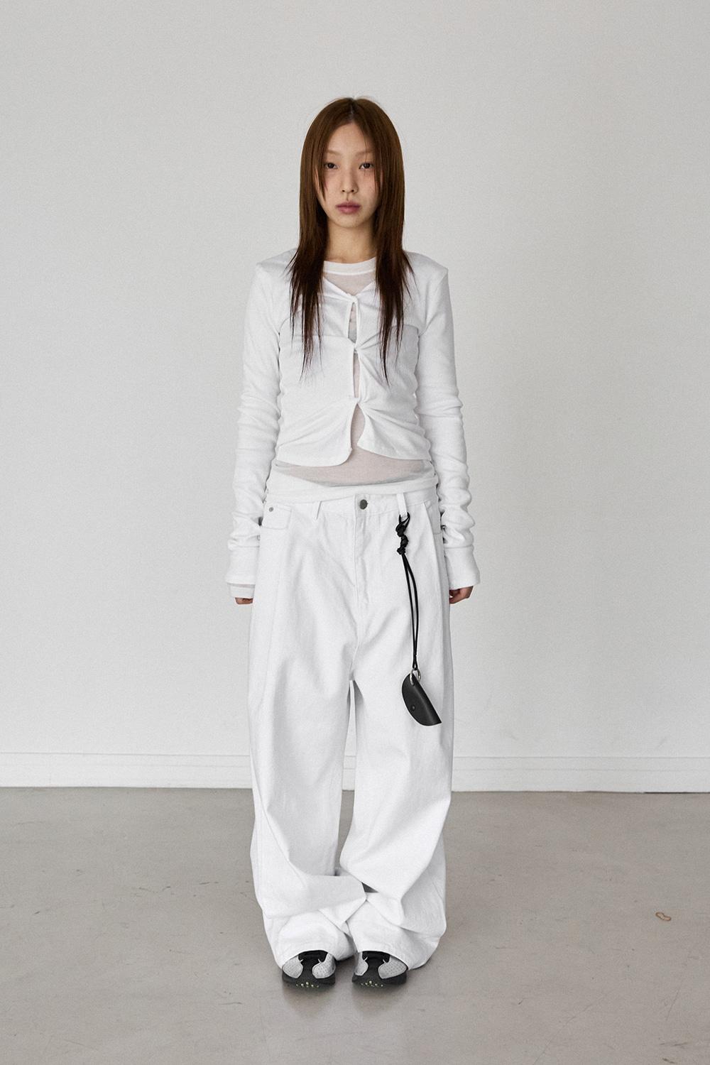 DEEP PLEAT WIDE PANTS