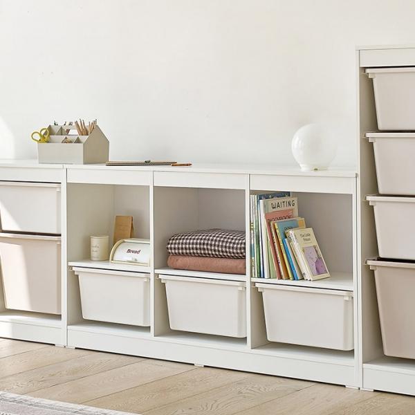 이솝 바스켓 책장형 수납장 3X2 키즈 아이방 장난감 수납 정리 서랍장