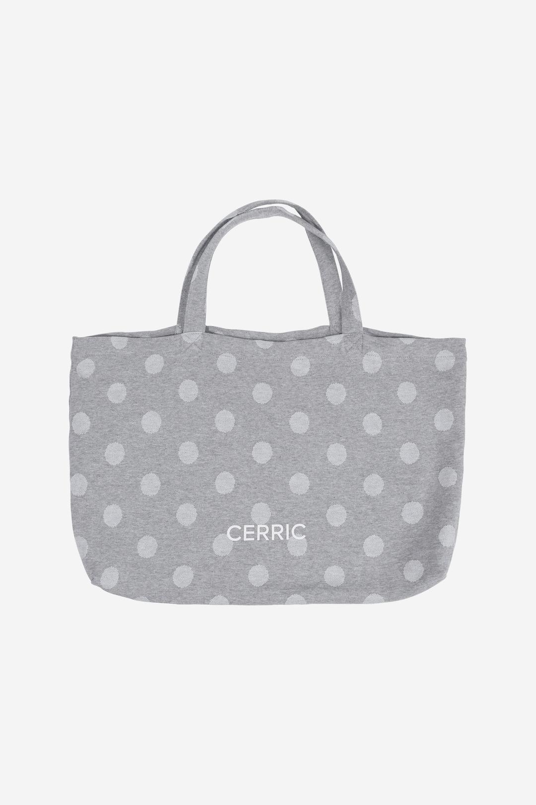 [EXCLUSIVE] LOGO DOT TOTE BAG / GRAY