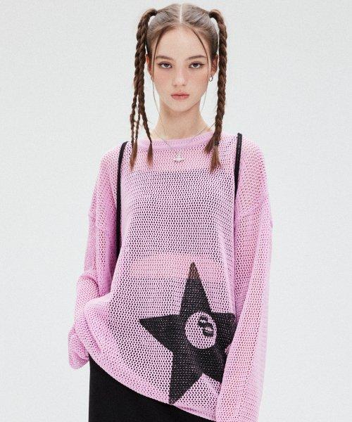 SU STAR BALL KNIT(PINK)