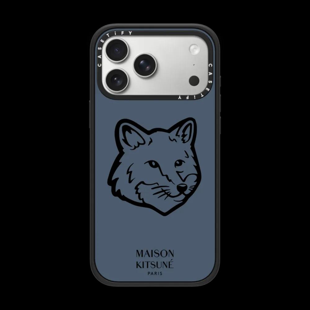 Maison Kitsune Classic Fox Logo Case - Seine Blue
