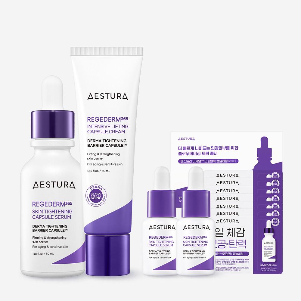 에스트라 리제덤365 모공탄력 캡슐세럼 30ml+밀도탄력 캡슐크림 50ml 듀오세트