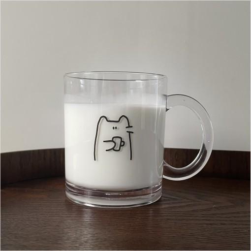 [스탠딩츄] Cat in a cat cup 355ml 트라이탄 리유저블 머그컵