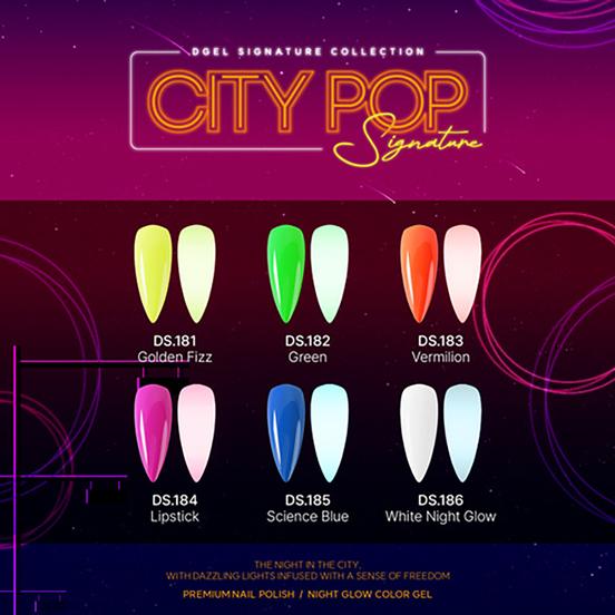 디젤 시그니처 시티팝 네온형광젤 6종세트