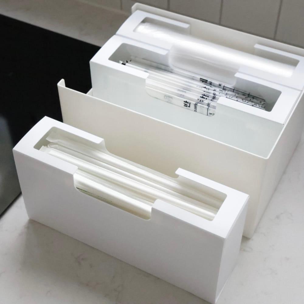 입구 넓은 비닐봉투 정리함 종량제 롤비닐백 빨대 젓가락 수납