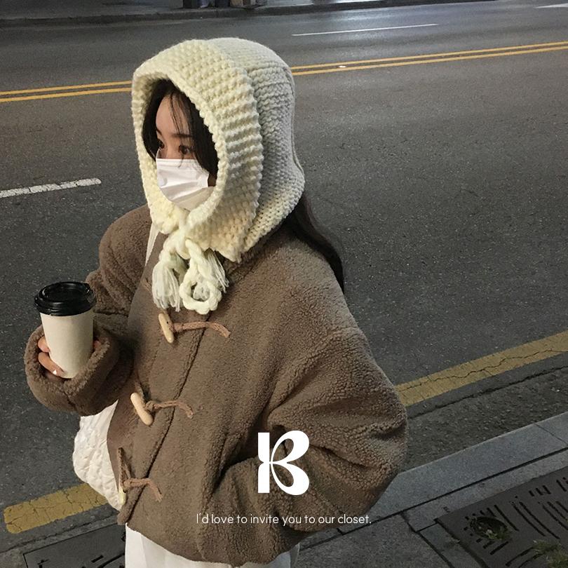 베이델리 [MADE/컬러추가!]뽀글 떡볶이 숏 점퍼&자켓