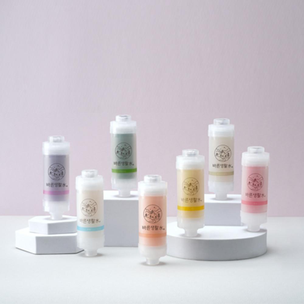 [봄 맞이 2+1 이벤트] 바른생활수 프리미엄 비타민 샤워필터 염소제거 녹물제거 샤워기 필터