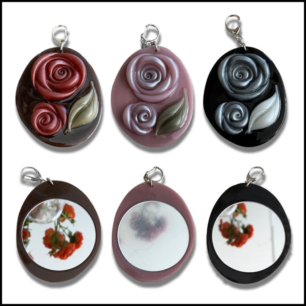 ROSA mirror keyring